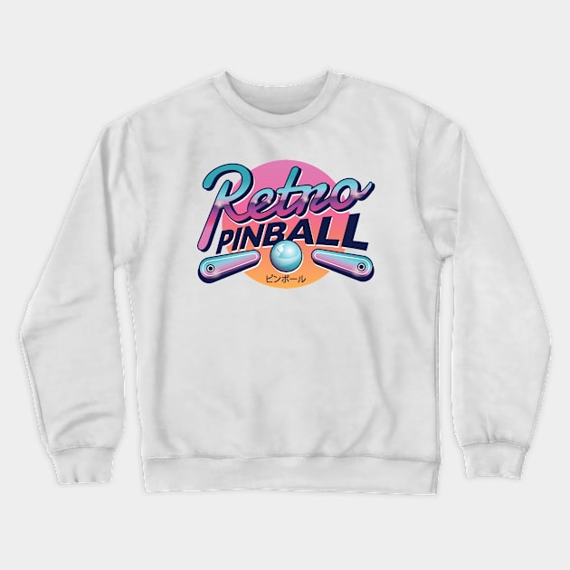 Retro Pinball Crewneck Sweatshirt by SLAG_Creative